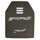 2 - Керамічна бронеплита S-Line 5-го класу SPECPROM. Вага 2.9 кг. Розмір 26 на 33 см.
