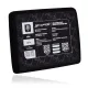 12 - Боковые бронепластины 3-го класса СВМПЭ. SPECPROM. Вес 0.62кг. Размер 21.5 на 16см. Мультикам. 2шт