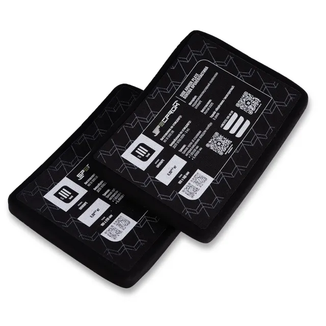 7 - Боковые бронепластины 3-го класса СВМПЭ. SPECPROM. Вес 0.62кг. Размер 21.5 на 16см. Мультикам. 2шт