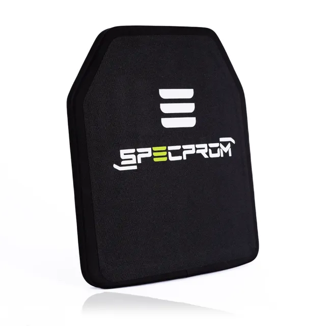 1 - Керамічна бронеплита 6-го класу SPECPROM. Вага 3.7 кг. Розмір 26 на 33 см