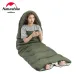 2 - Спальний мішок Naturehike Y150L NH21MSD08 лівий. Темно-зелений