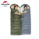 3 - Спальний мішок Naturehike Y150L NH21MSD08 лівий. Темно-зелений