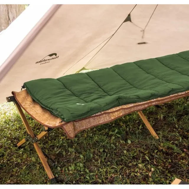 3 - Спальный мешок Naturehike F150 NH22MSD05 правый. Темно-зеленый