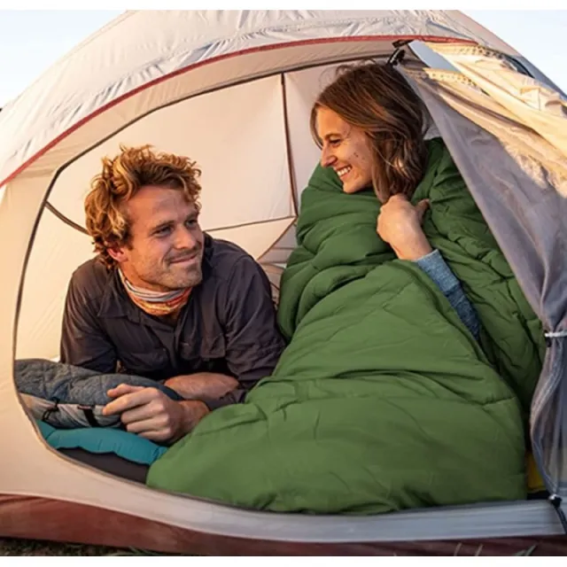 4 - Спальный мешок Naturehike F150 NH22MSD05 правый. Темно-зеленый