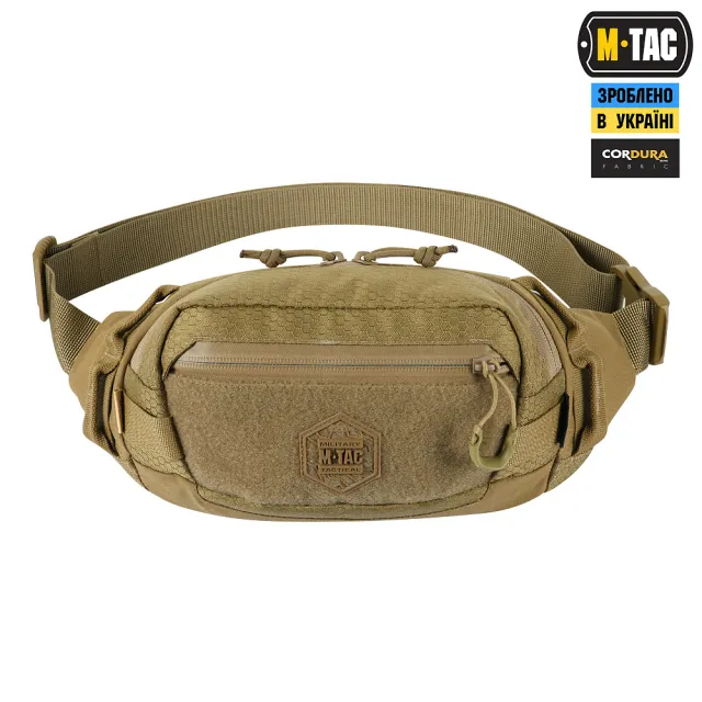 2 - Сумка на пояс M-TAC Waist Bag Elite Hex. Койот