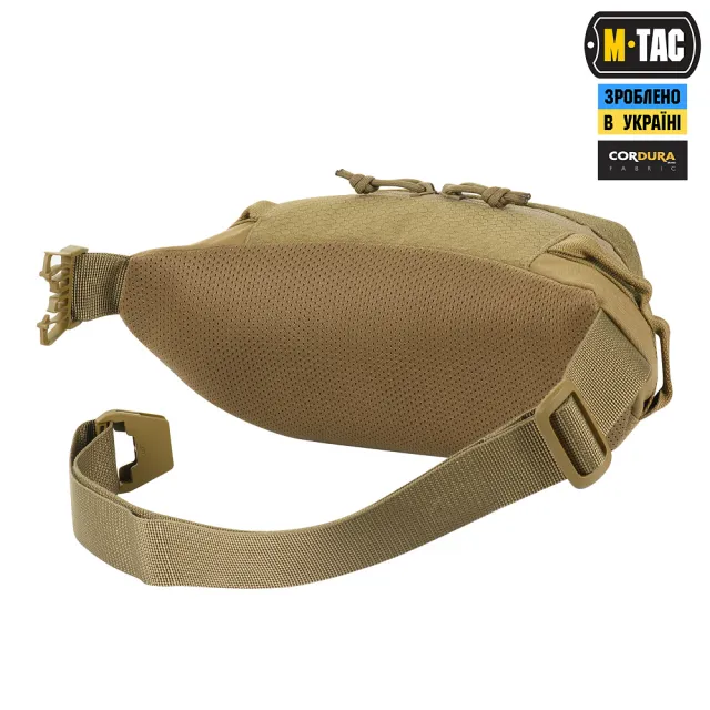 4 - Сумка на пояс M-TAC Waist Bag Elite Hex. Койот