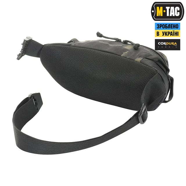 4 - Сумка на пояс M-TAC  Waist Bag Elite Hex. Мультикам-чорний