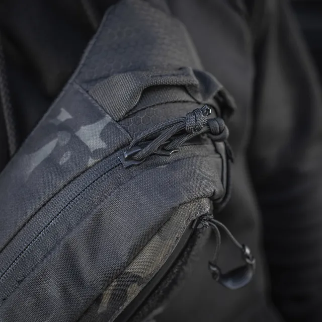 8 - Сумка на пояс M-TAC  Waist Bag Elite Hex. Мультикам-чорний