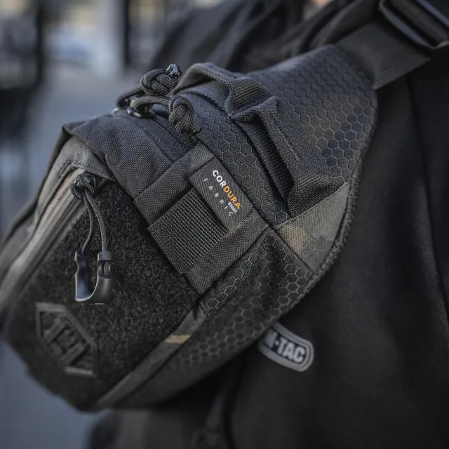 9 - Сумка на пояс M-TAC  Waist Bag Elite Hex. Мультикам-чорний