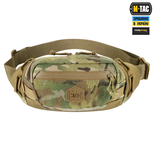 2 - Сумка на пояс M-TAC  Waist Bag Elite Hex. Мультикам-койот