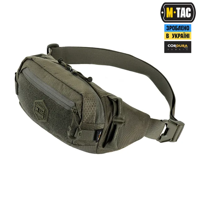 1 - Сумка на пояс M-TAC  Waist Bag Elite Hex. Олива