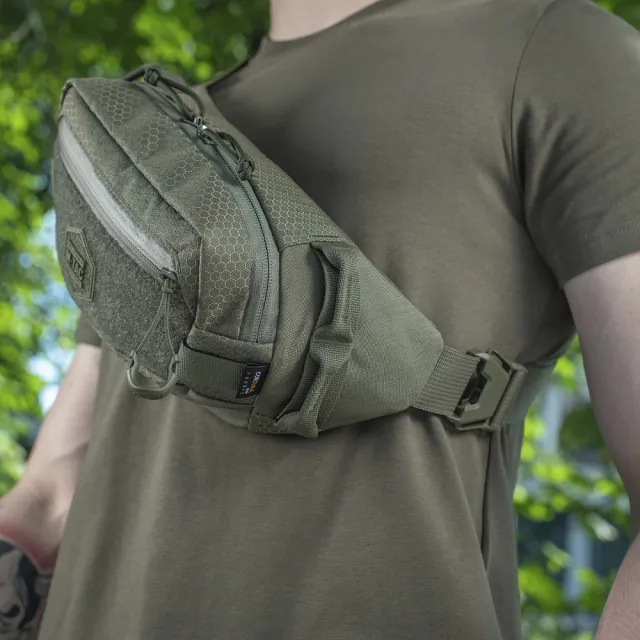 5 - Сумка на пояс M-TAC  Waist Bag Elite Hex. Олива