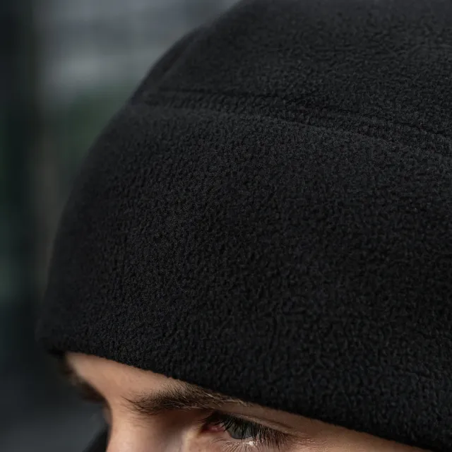 8 - Шапка флисовая M-Tac Watch Cap Elite из Slimtex. Черный