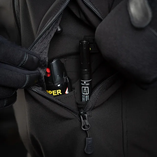 13 - Куртка M-Tac Soft Shell Police. Чорна