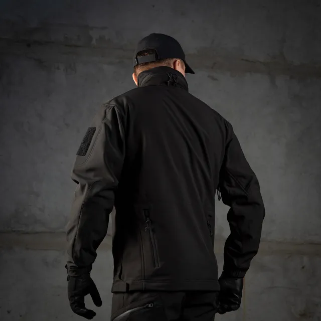 15 - Куртка M-Tac Soft Shell Police. Чорна