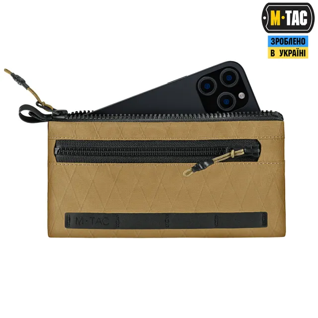 3 - Горизонтальний гаманець M-Tac X-Pac Elite. Койот