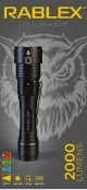 3 - Фонарь ручной Rablex RB915 (белый+красный+синий+зеленый)