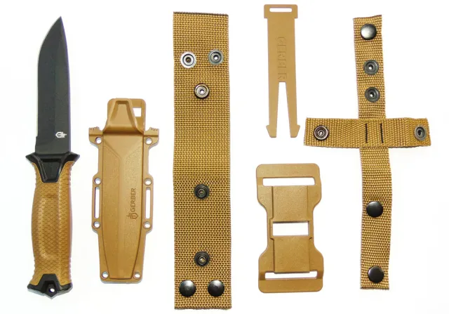 2 - Нож охотничий Gerber Bear Grylls 539-3. Хаки