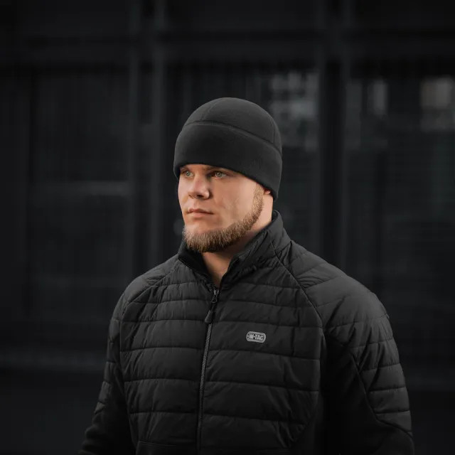 8 - Шапка флісова M-Tac Watch Cap Polartec. Чорний