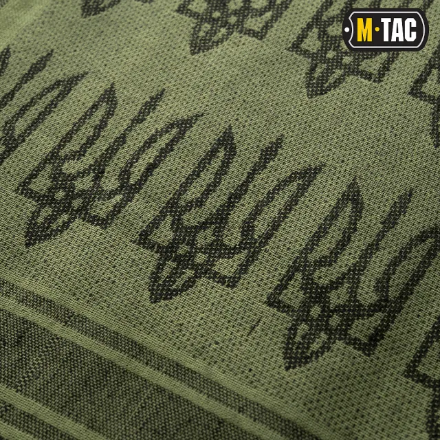 3 - Шарф шемаг, арафатка M-Tac с тризубом. Олива
