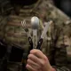 7 - Набір столових приборів M-Tac роз'ємний (ложка+виделка+ніж). Чорний