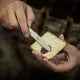 4 - Набір столових приборів M-Tac роз'ємний (ложка+виделка+ніж). Сірий