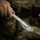 3 - Набір столових приборів M-Tac роз'ємний (ложка+виделка+ніж). Сірий