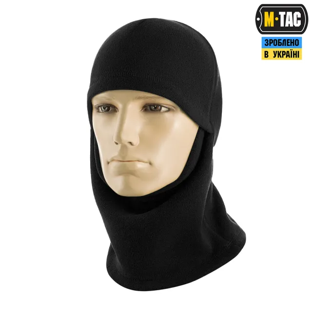 2 - Балаклава-ниндзя M-Tac Elite флис (320г/м2) Черный