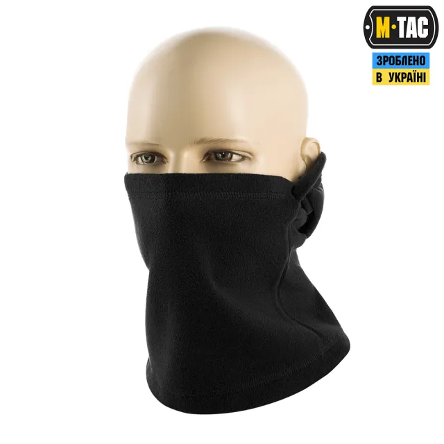 3 - Балаклава-ниндзя M-Tac Elite флис (320г/м2) Черный