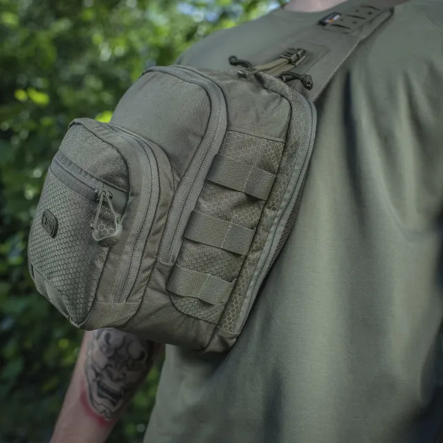 6 - Сумка через плече M-Tac Cross Bag Elite Hex. Олива