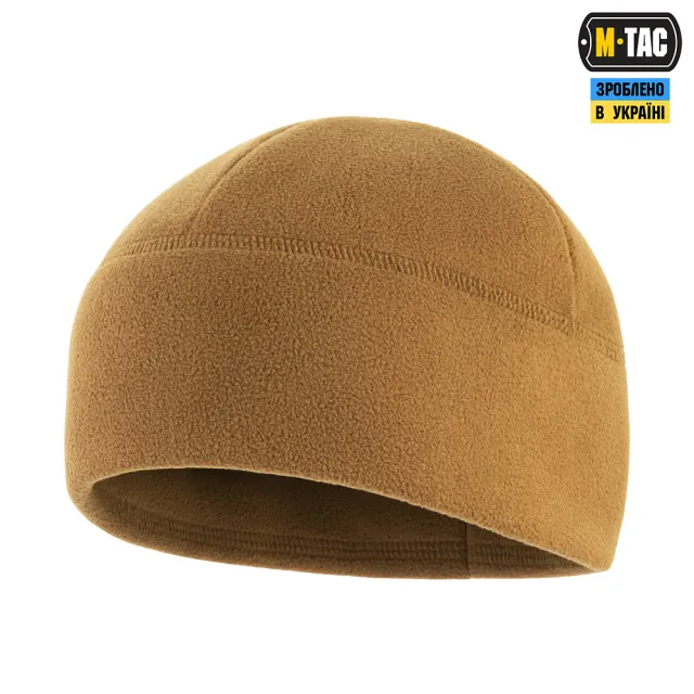 3 - Шапка флісова M-Tac Watch Cap Elite із Slimtex. Койот