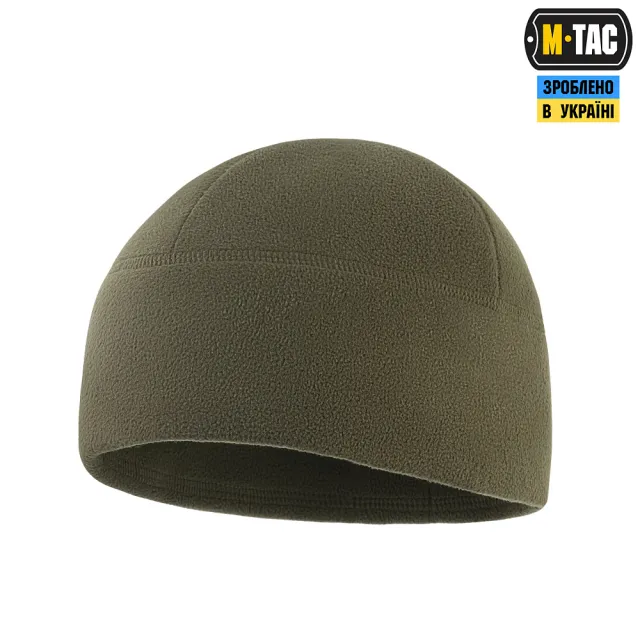 4 - Шапка флисовая M-Tac Watch Cap Elite из Slimtex. Хаки