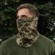 9 - Флісовий баф, шарф M-Tac Elite Fleece анатомічний з затяжкою. Піксель