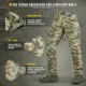 8 - Штани M-Tac Aggressor Gen.II ріп-стоп. Піксель