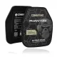 4 - Поліетиленова бронеплита Combatant 3-го класу Ultra-lightweight. Вага 1,25 кг. Розмір 26 на 33 см. Чорна