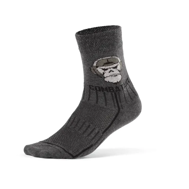 1 - Носки трекинговые Combatant Patrol Core Mid Summer. Серый
