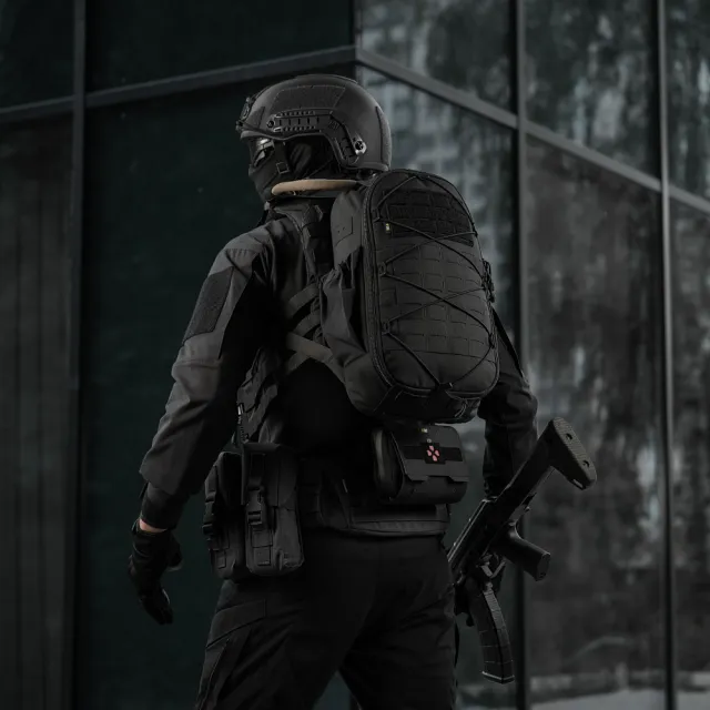 13 - Тактичний рюкзак M-Tac Sturm Elite 15л. Чорний