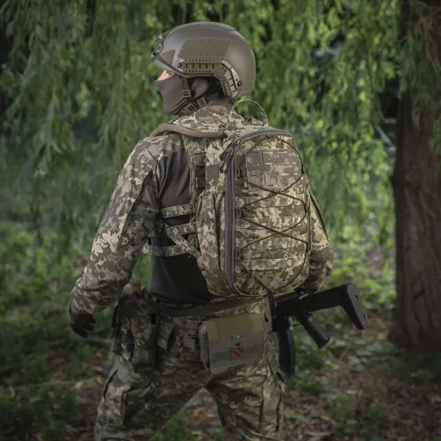 3 - Тактичний рюкзак M-Tac Sturm Elite 15л. Піксель