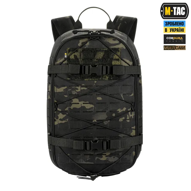 22 - Тактичний рюкзак M-Tac Sturm Elite з ергономічними лямками X-Large Elite Gen.II. Чорний мультикам