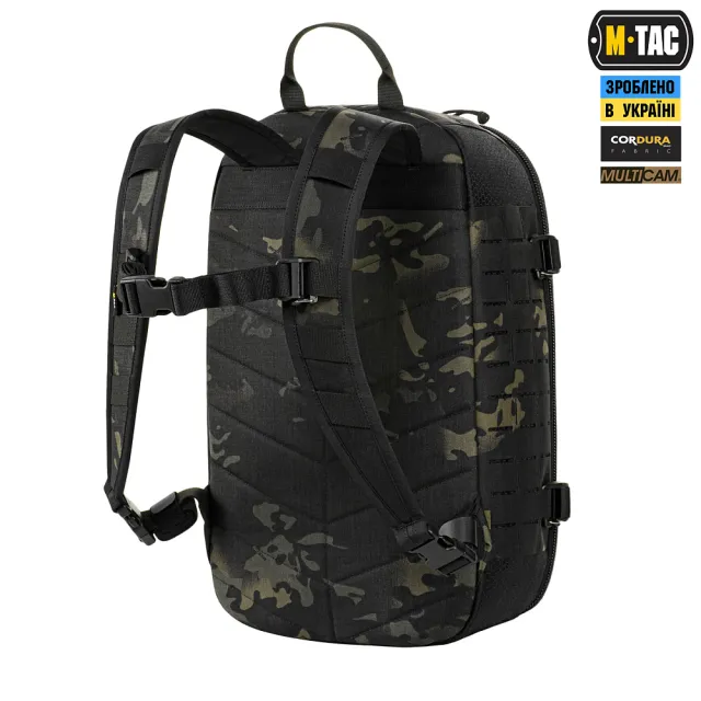 20 - Тактичний рюкзак M-Tac Sturm Elite з ергономічними лямками X-Large Elite Gen.II. Чорний мультикам