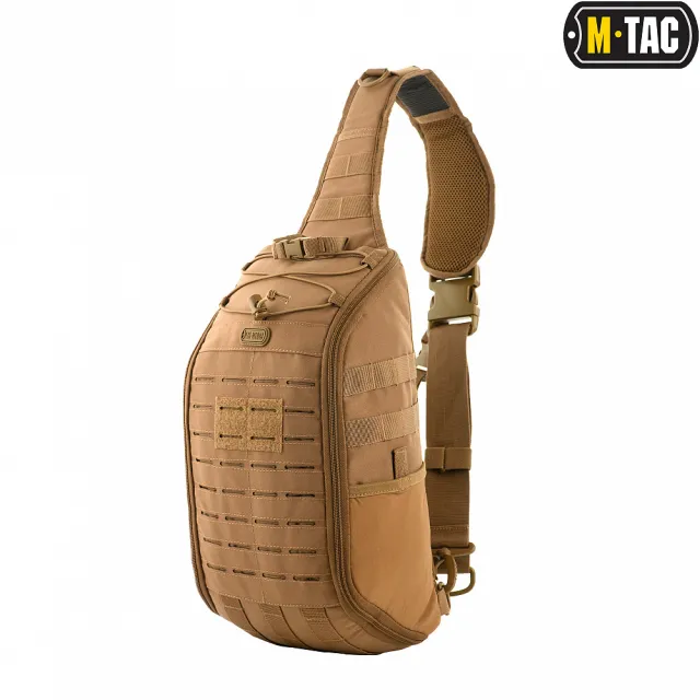 1 - Рюкзак M-Tac Armadillo з однією лямкою. Темний койот