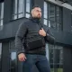 4 - Тактична сумка M-Tac Admin Bag Medium Elite Hex з липучкою. Чорний