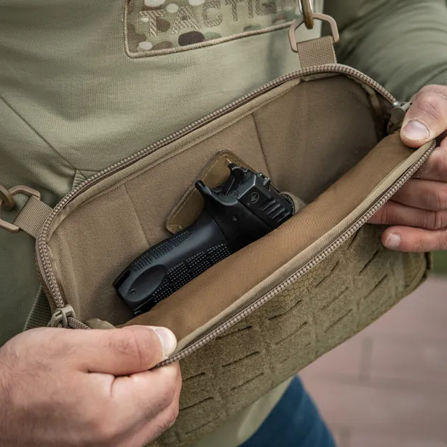 9 - Тактична сумка M-Tac Admin Bag Medium Elite Hex з липучкою. Койот