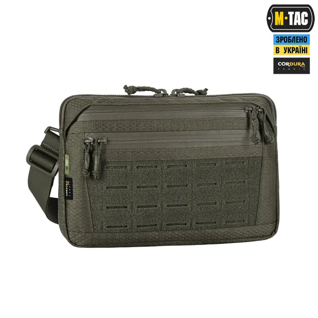 20 - Тактична сумка M-Tac Admin Bag Medium Elite Hex з липучкою. Олива
