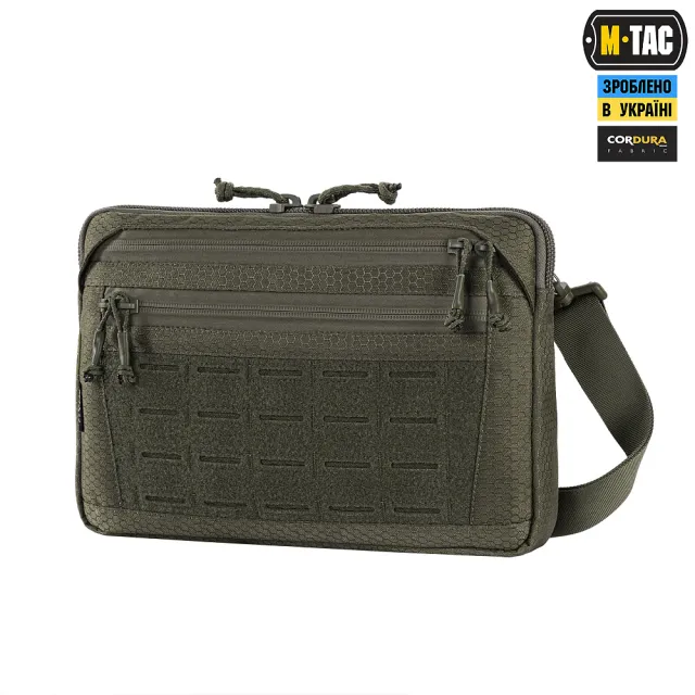18 - Тактична сумка M-Tac Admin Bag Medium Elite Hex з липучкою. Олива