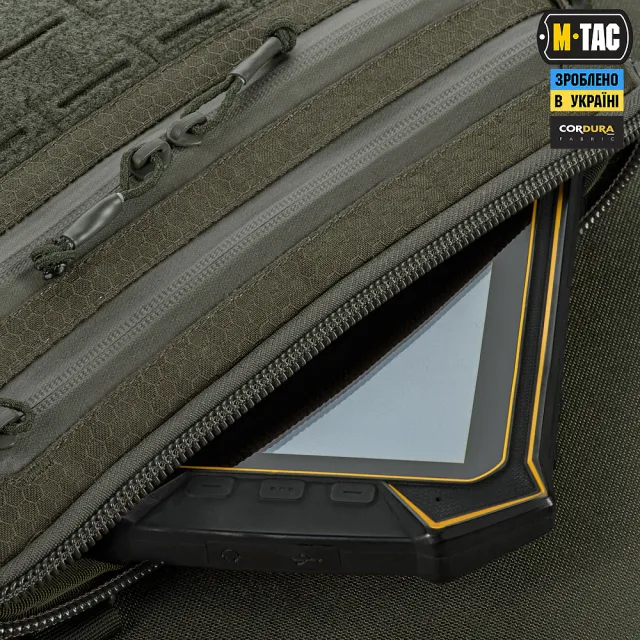 10 - Тактична сумка M-Tac Admin Bag Medium Elite Hex з липучкою. Олива