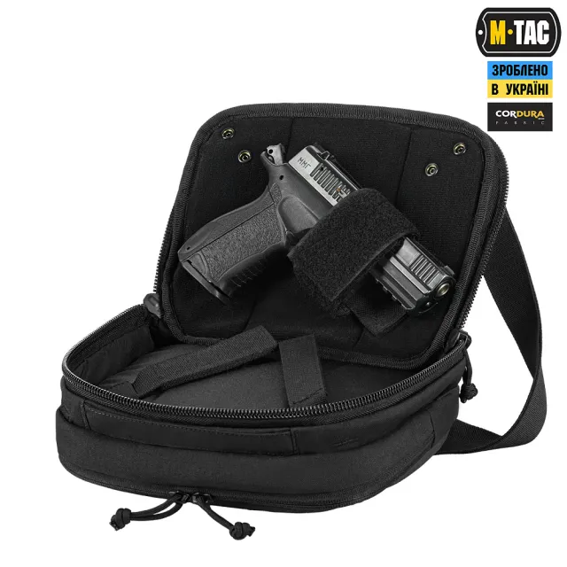 17 - Сумка через плече M-Tac EDC Bag Elite. Чорний