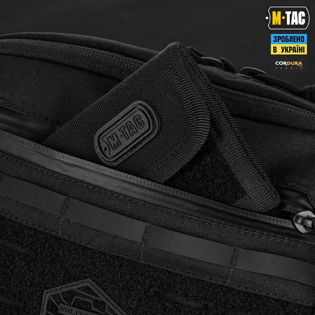 12 - Сумка через плече M-Tac EDC Bag Elite. Чорний