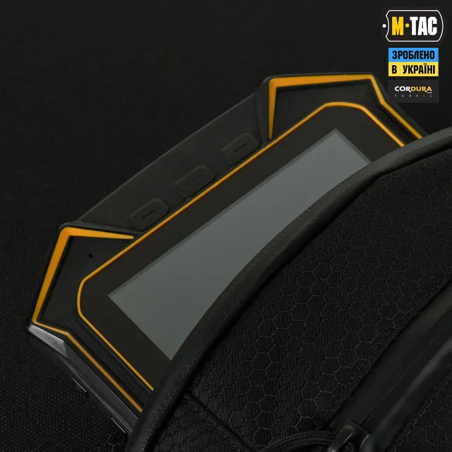 7 - Сумка через плече M-Tac Sphaera Hex Hardsling Bag Elite Large з липучкою. Чорний