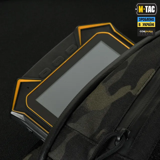 5 - Сумка через плече M-Tac Sphaera Hex Hardsling Bag Elite Large з липучкою. Мультикам чорний